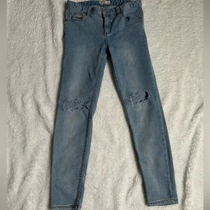 Free People Light‎ Wash Skinny Jeans